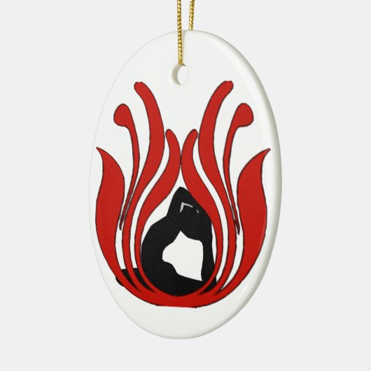 Abstracte Lotus - Yoga Ornament (Links)