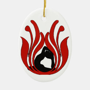 Abstracte Lotus - Yoga Ornament