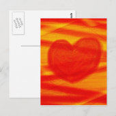 ABSTRACTE LOVE BRIEFKAART (Voorkant / Achterkant)