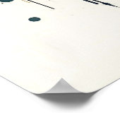 Abstracte Luiaard Muur Kunst – Ontspannen Dier Poster (Hoek)