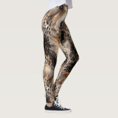 Abstracte luipaarddierenprint leggings (Rechts)