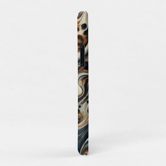Abstracte Luipaardprint Draaikolk Case-Mate iPhone Case (Achterkant/rechts)