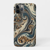 Abstracte Luipaardprint Draaikolk Case-Mate iPhone Case (Achterkant)