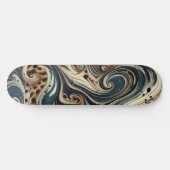 Abstracte Luipaardprint Draaikolk Persoonlijk Skateboard (Horizontaal)