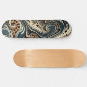 Abstracte Luipaardprint Draaikolk Persoonlijk Skateboard (Horizontaal)