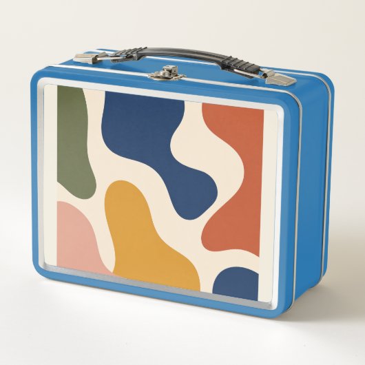 Abstracte lunchbox uit het midden van de eeuw (Voorkant)
