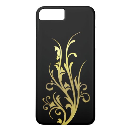 Abstracte Luxe Faux Gold Flower Case-Mate iPhone Case (Achterkant)