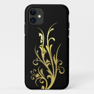 Abstracte Luxe Faux Gold Flower Case-Mate iPhone Case