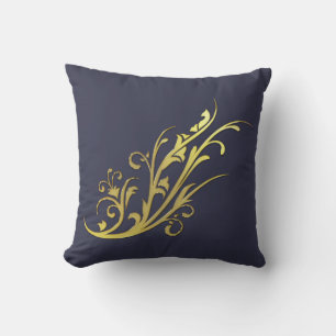 Abstracte Luxe Faux Gold Flower Kussen