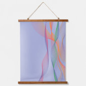 Abstracte maagd lavendel Hanging Tapestry Hangend Wandkleed (Voorkant)