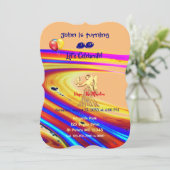 Abstracte Maagd Verjaardag (aug. 23 - sept. 22) Kaart (Staand voorkant)