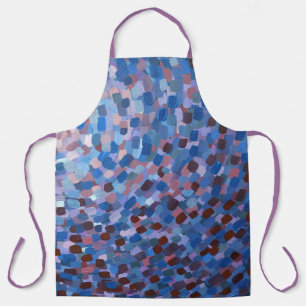 Abstracte maan schort