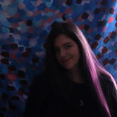 Abstracte maan wandkleed