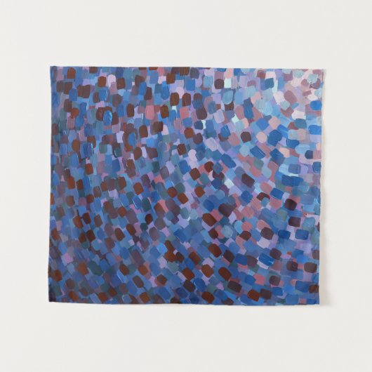 Abstracte maan wandkleed (Voorkant (horizontaal))