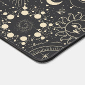 Abstracte maanfasen monogram bureaumat (Hoek)