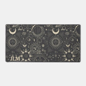 Abstracte maanfasen monogram bureaumat (Voorkant)