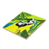 Abstracte Macaw Parrot Art Tegel Tegeltje (Zijkant)