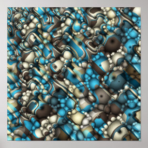 Abstracte Macro Vormen Poster