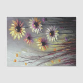 Abstracte Madeliefjes Decoupage Weide Tissuepapier (Voorkant)
