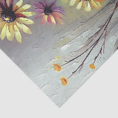 Abstracte Madeliefjes Decoupage Weide Tissuepapier (Detail)