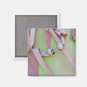 Abstracte madrone-boomschors magneet (Voorkant / Achterkant)