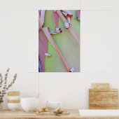 Abstracte madroneboomstam poster (Keuken)