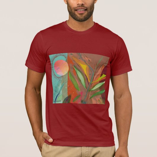 Abstracte magische boomTee T-shirt (Voorkant)