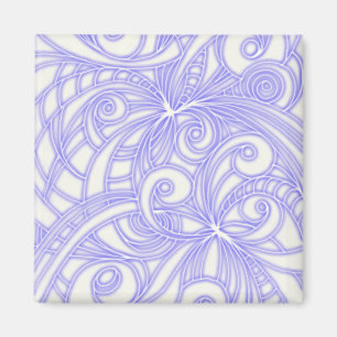 Abstracte Magnet Floral achtergrond