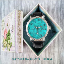 Abstracte maïs horloge