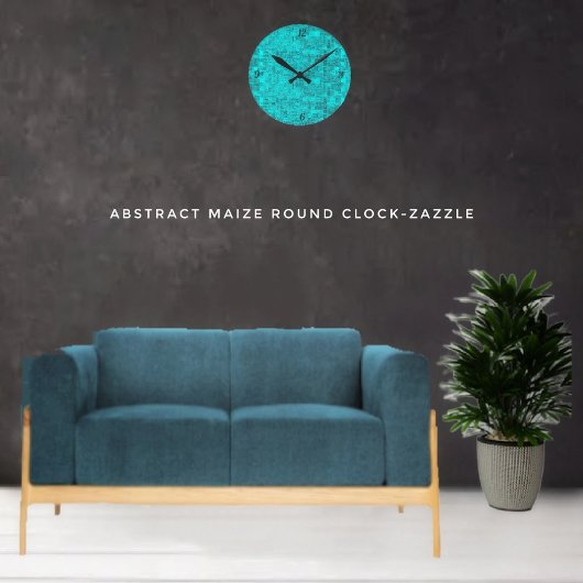Abstracte maïs ronde klok