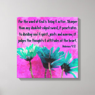 abstracte maissoorten met tweekleppige hebrews 4:1 canvas afdruk