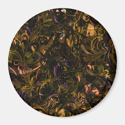 Abstracte Mandala 5 Magneet (Voorkant)