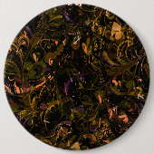 Abstracte Mandala 5 Ronde Button 6,0 Cm (Voorkant)
