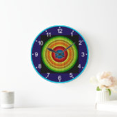 Abstracte Mandala Art Design-65904 Grote Klok (Huis)