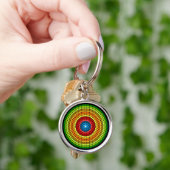 Abstracte Mandala Art Design-65904 Sleutelhanger (Hand)