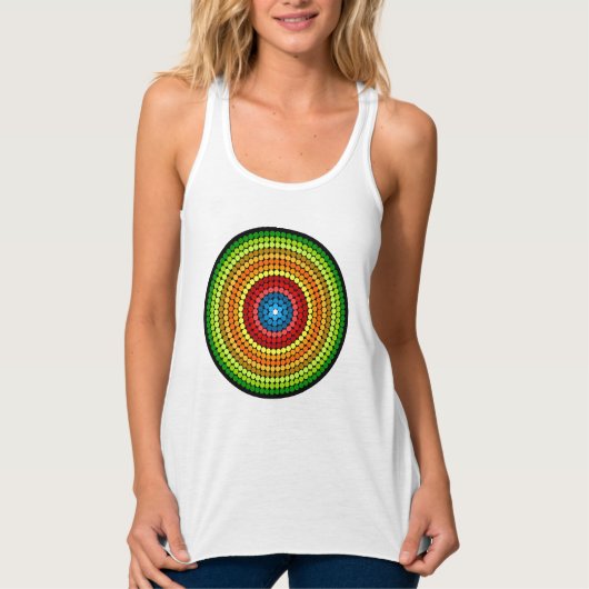Abstracte Mandala Art Design-65904 Tanktop (Voorkant)