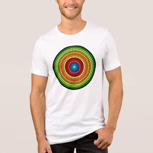 Abstracte Mandala Art Design-65904 Tri-Blend Shirt (Voorkant)
