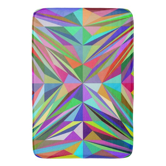 Abstracte Mandala Badmat (Voorkant Verticaal)