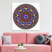 Abstracte Mandala Canvas Afdruk (Insitu (Woonkamer))
