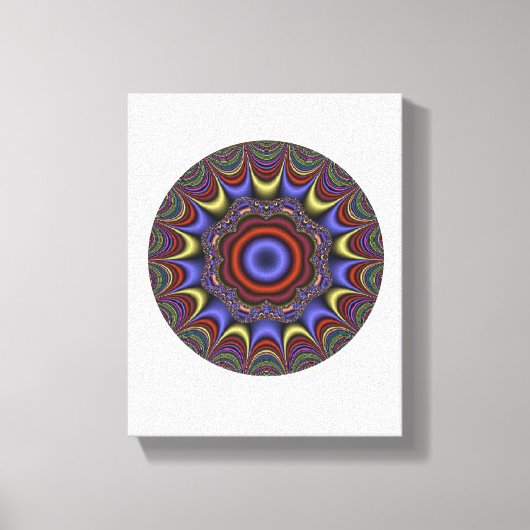 Abstracte Mandala Canvas Afdruk (Voorkant)