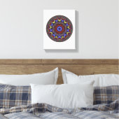 Abstracte Mandala Canvas Afdruk (Insitu (Slaapkamer))