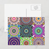 Abstracte Mandala Collage Briefkaart (Voorkant / Achterkant)
