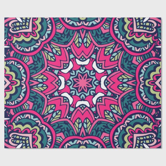 Abstracte Mandala Custom Gift Ideeën #6 Cadeaupapier (Vlak)