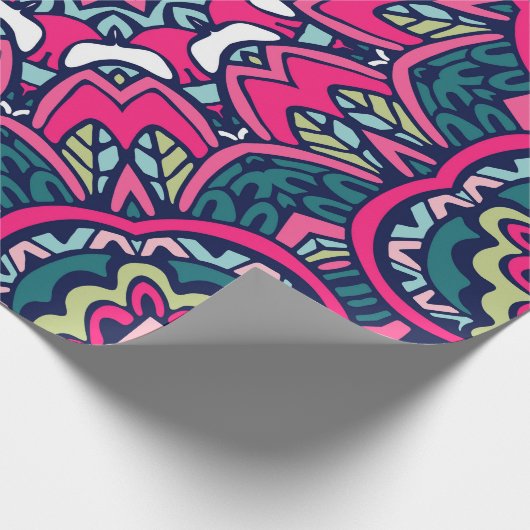 Abstracte Mandala Custom Gift Ideeën #6 Cadeaupapier (Hoek)