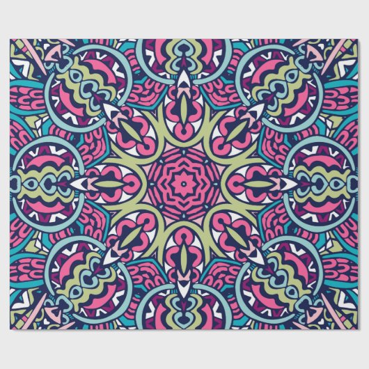 Abstracte Mandala Custom Gift Ideeën #7 Cadeaupapier (Vlak)