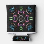 Abstracte Mandala Digital Tekening Blikjeskoeler (Achterkant)
