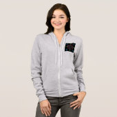 Abstracte Mandala Digital Tekening Hoodie (Voorkant volledig)