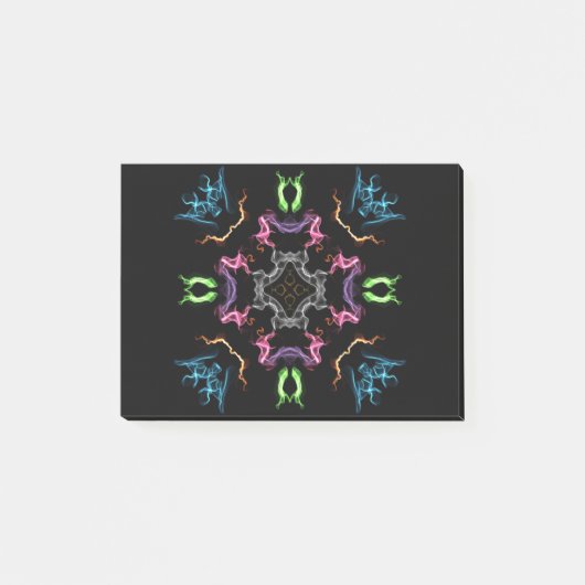 Abstracte Mandala Digital Tekening Post-it® Notes (Voorkant)