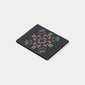 Abstracte Mandala Digital Tekening Post-it® Notes (Schuin)