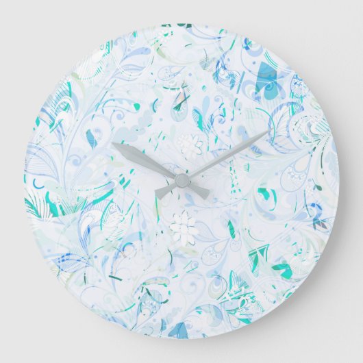 Abstracte Mandala Grote Klok (Voorkant)